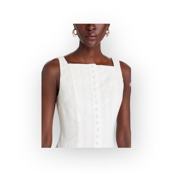 NWT WAYF Eve Eyelet Midi Dress Size Medium Retail $108 - Picture 5 of 14